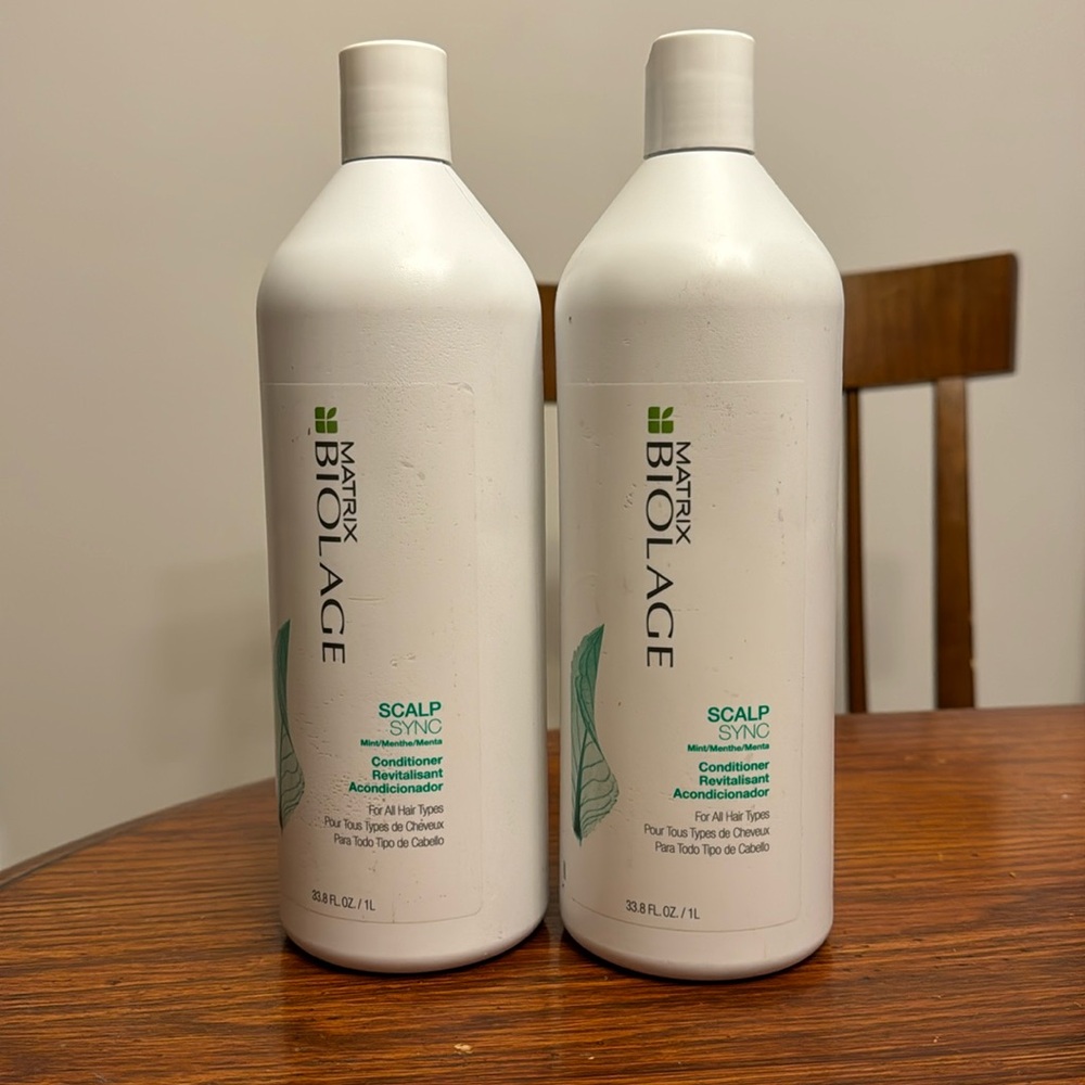 Two unopened Biolage Conditioners